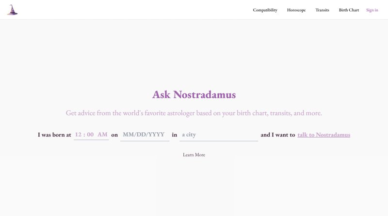 Ask Nostradamus