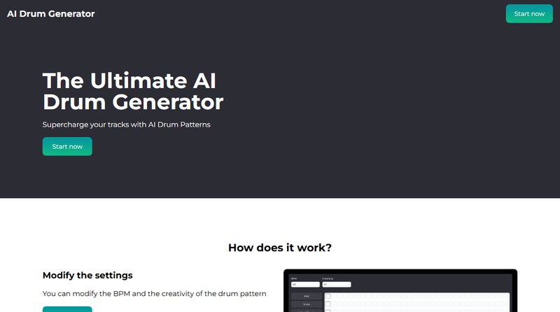 AI Drum Generator