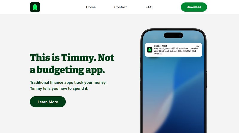 Timmy - Not a Budgeting App