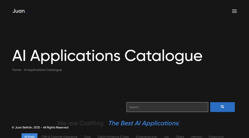 AI Applications Catalogue