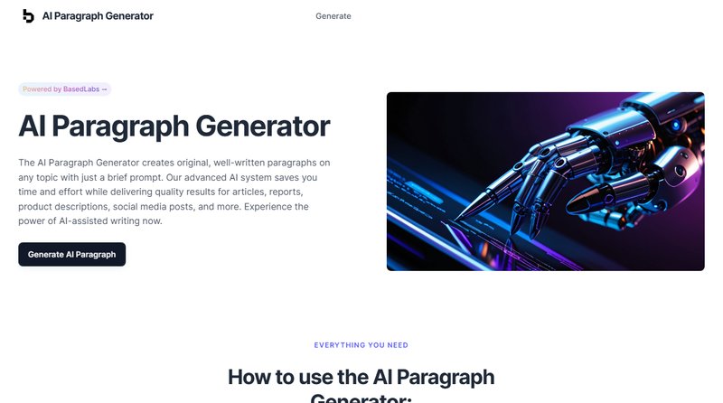 AI Paragraph Generator