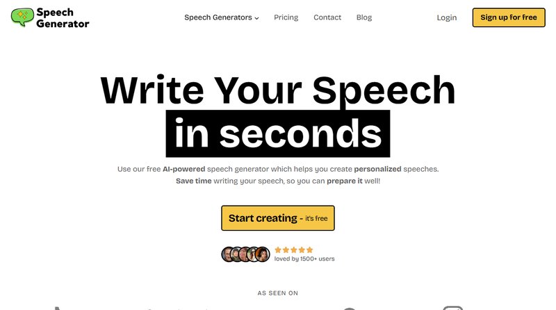 AI Speech Generator