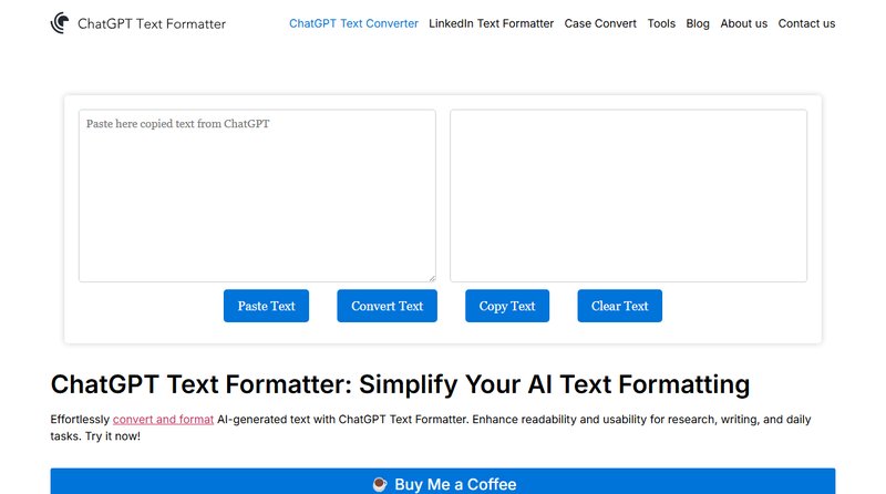 ChatGPT Text Formatter