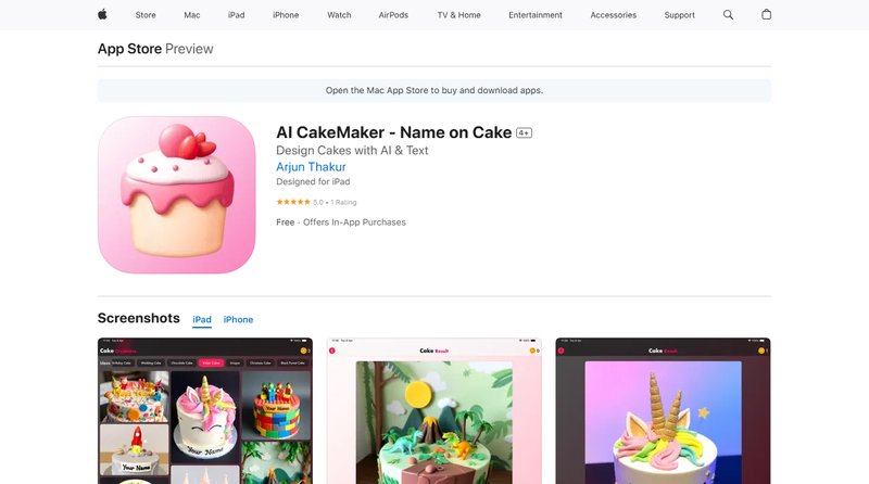 AI CakeMaker - Name on Cake