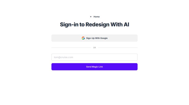 Redesign With AI