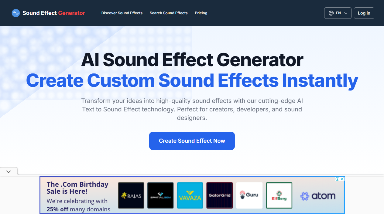 Sound Effect Generator